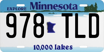 MN license plate 978TLD