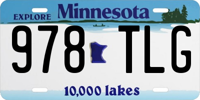 MN license plate 978TLG