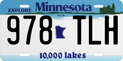 MN license plate 978TLH