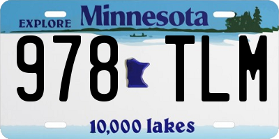 MN license plate 978TLM