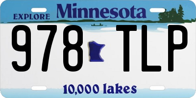 MN license plate 978TLP