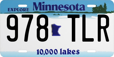 MN license plate 978TLR