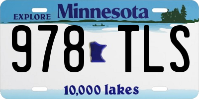 MN license plate 978TLS