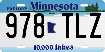 MN license plate 978TLZ