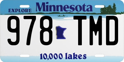 MN license plate 978TMD