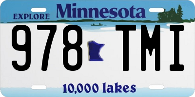 MN license plate 978TMI