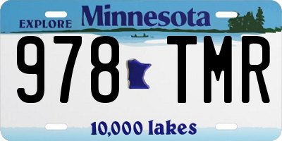 MN license plate 978TMR