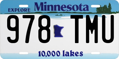 MN license plate 978TMU