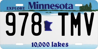 MN license plate 978TMV