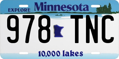 MN license plate 978TNC