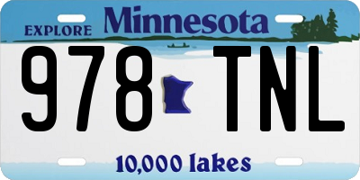 MN license plate 978TNL