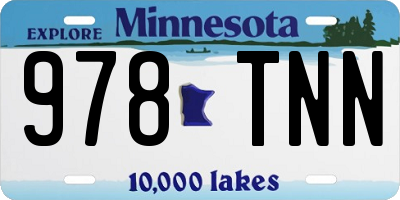 MN license plate 978TNN