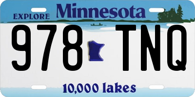 MN license plate 978TNQ