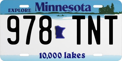 MN license plate 978TNT