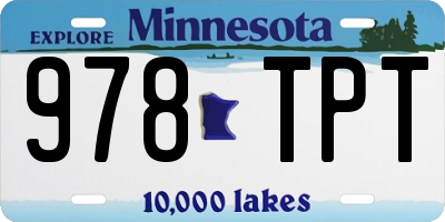 MN license plate 978TPT