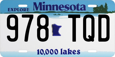 MN license plate 978TQD
