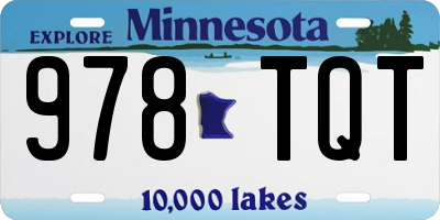 MN license plate 978TQT