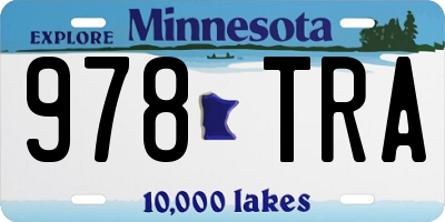 MN license plate 978TRA