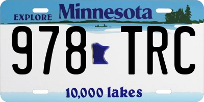 MN license plate 978TRC
