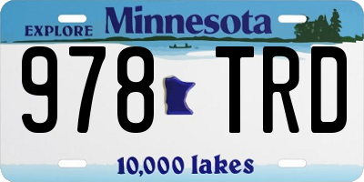 MN license plate 978TRD