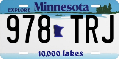 MN license plate 978TRJ
