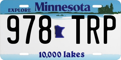 MN license plate 978TRP