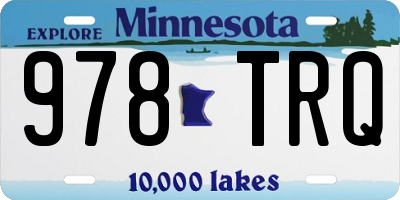 MN license plate 978TRQ
