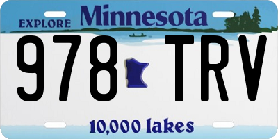 MN license plate 978TRV