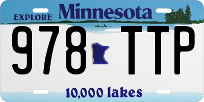 MN license plate 978TTP