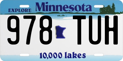 MN license plate 978TUH