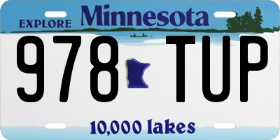 MN license plate 978TUP
