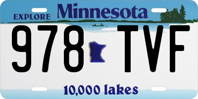 MN license plate 978TVF
