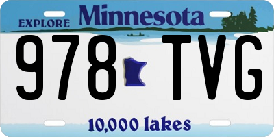 MN license plate 978TVG