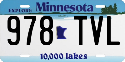 MN license plate 978TVL