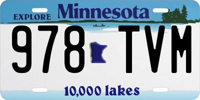 MN license plate 978TVM