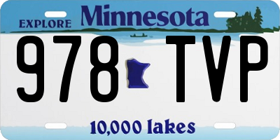 MN license plate 978TVP