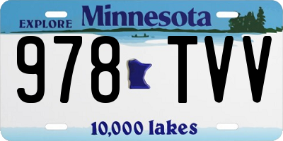 MN license plate 978TVV