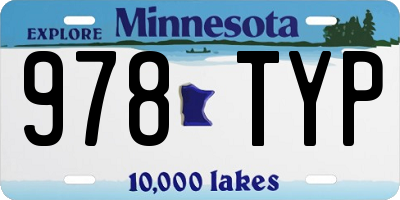 MN license plate 978TYP
