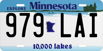 MN license plate 979LAI