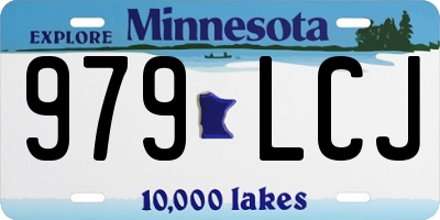 MN license plate 979LCJ