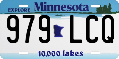 MN license plate 979LCQ