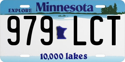 MN license plate 979LCT