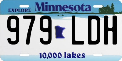 MN license plate 979LDH