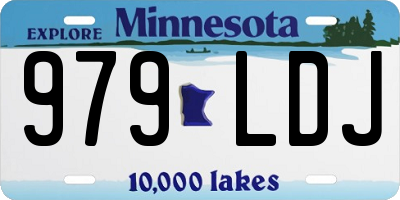 MN license plate 979LDJ
