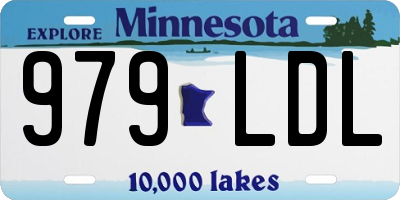 MN license plate 979LDL