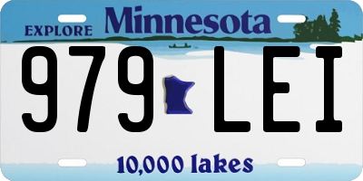 MN license plate 979LEI