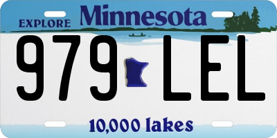 MN license plate 979LEL