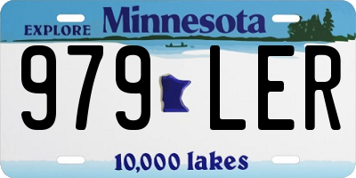 MN license plate 979LER
