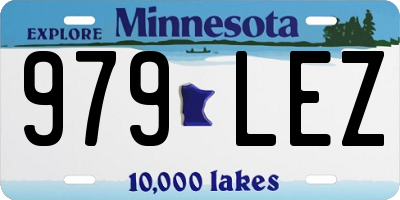 MN license plate 979LEZ