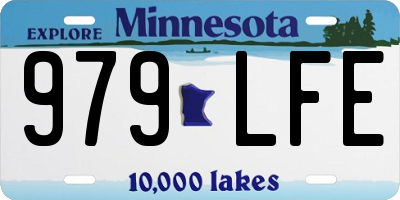 MN license plate 979LFE